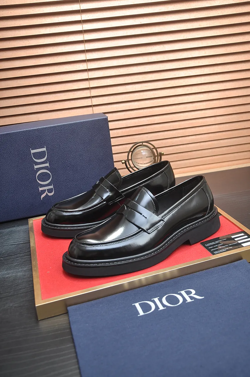 Men's shoes 💰800💶[Dior] (water-dyed cowhide lining) Dior original 1:1 high-quality factory, imported original materials, imported version of raw cowhide, water-dyed cowhide lining, original TPU outsole, code number: 39-44 (38 45 custom-made, non-refundable)